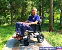 美国美利驰P108A轻便折叠锂电池电动轮椅 可拆卸携带方便电动轮椅车