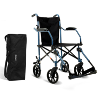 巨贸旅行轮椅折叠轻便便携超轻老年轮椅老人手推车旅行便携轮椅车